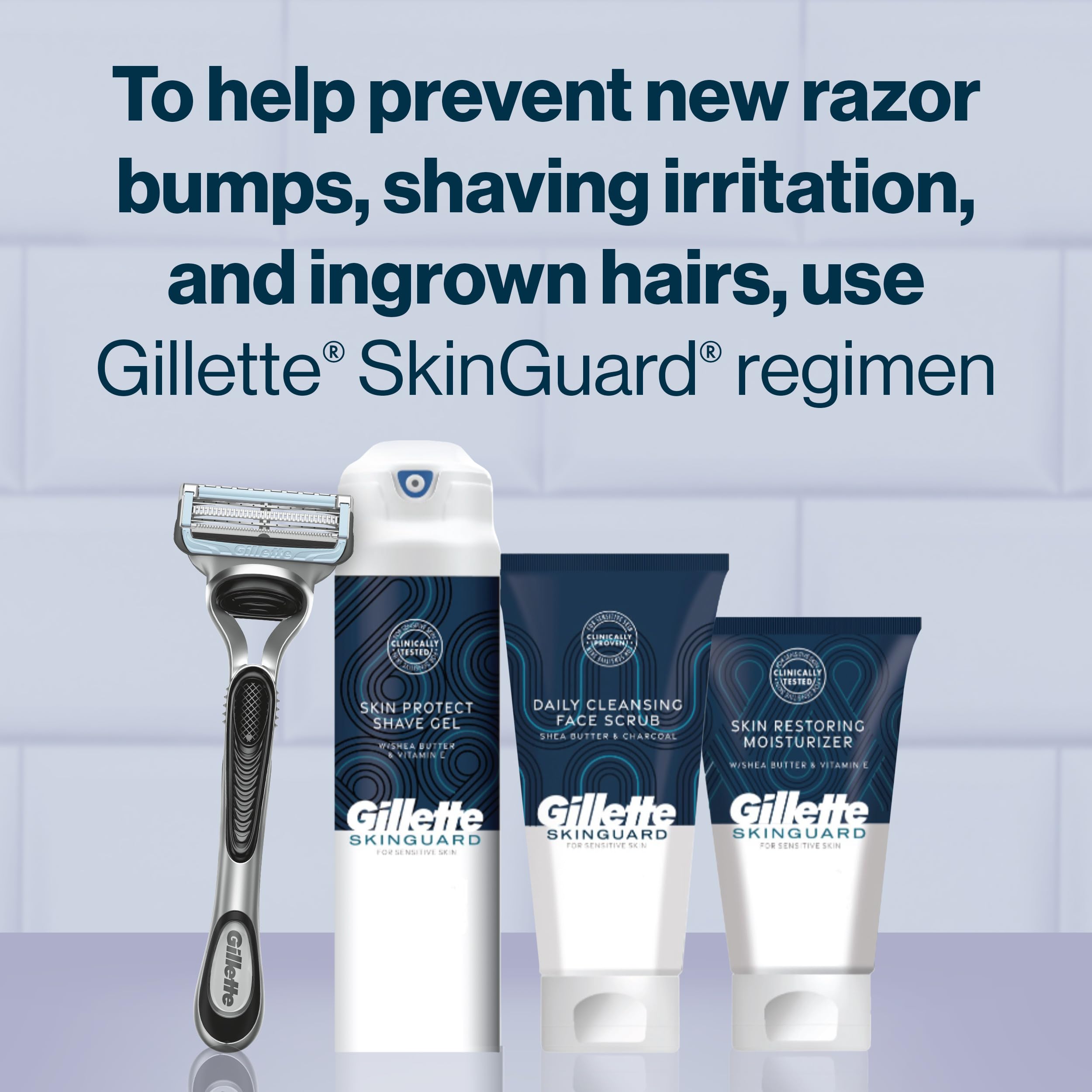 Foto 8 pulgar | Recambios De 4 Cuchillas Razor Blades Gillette Skinguard Para Hombre - Venta Internacional.