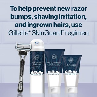 Foto 7 | Recambios De 4 Cuchillas Razor Blades Gillette Skinguard Para Hombre - Venta Internacional.