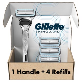 Foto 1 | Recambios Razors Gillette Skinguard 1 Razor 4 Blade Para Hombre - Venta Internacional.
