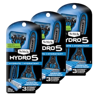 Foto 1 | Maquinillas De Afeitar Desechables Schick Hydro 5 Para Hombre, 9 Unidades, Con Recortadora - Venta Internacional.