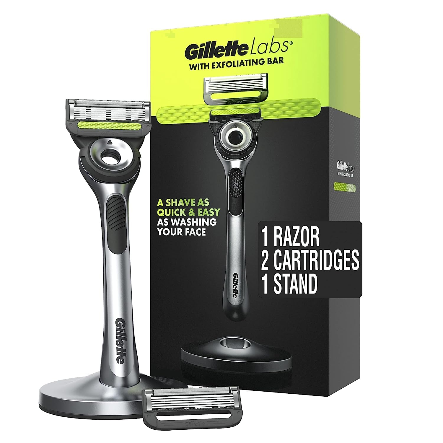 Razor Gillette Labs con Barra Exfoliante y 2 Recambios - Venta Internacional