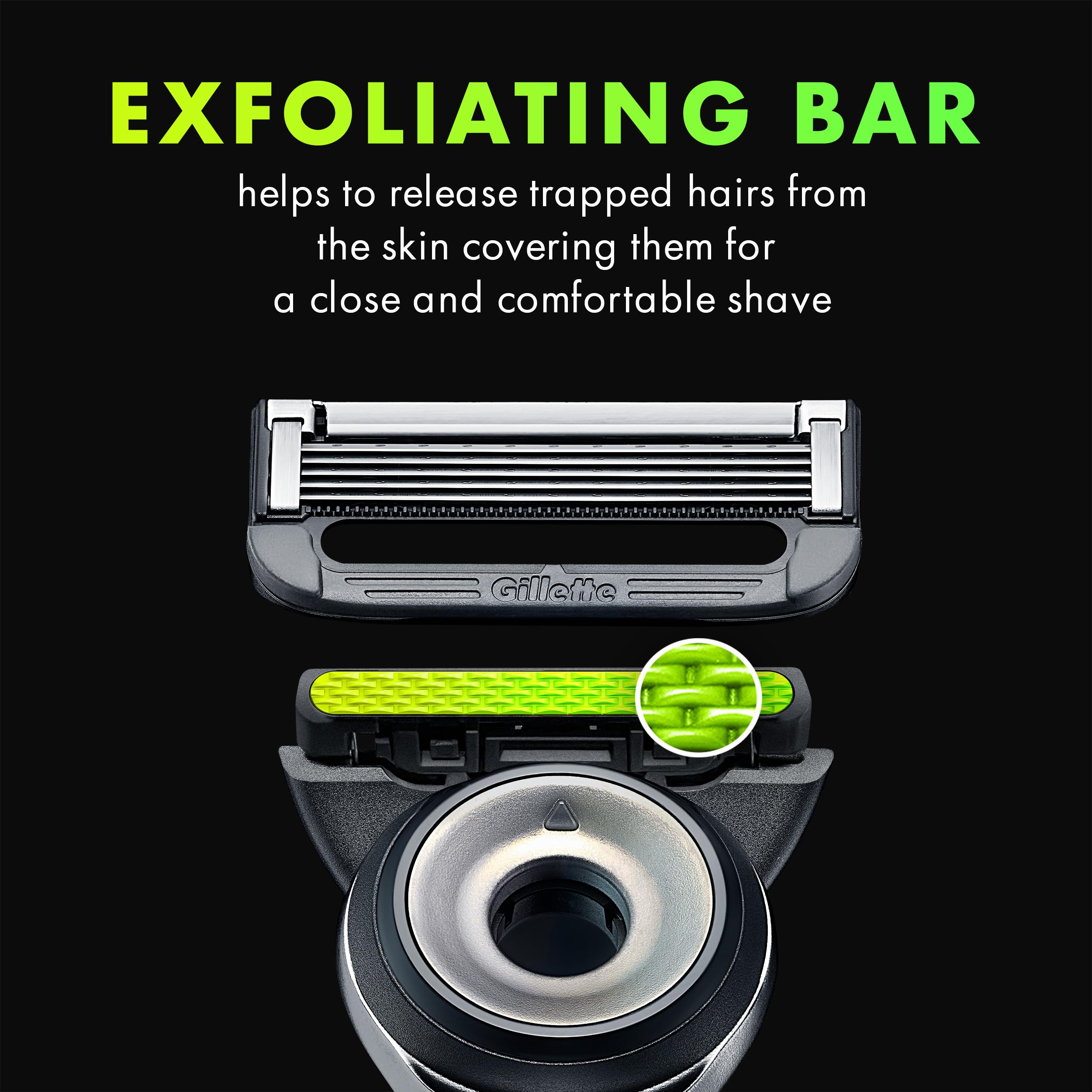 Foto 2 | Razor Gillette Labs con Barra Exfoliante y 2 Recambios - Venta Internacional