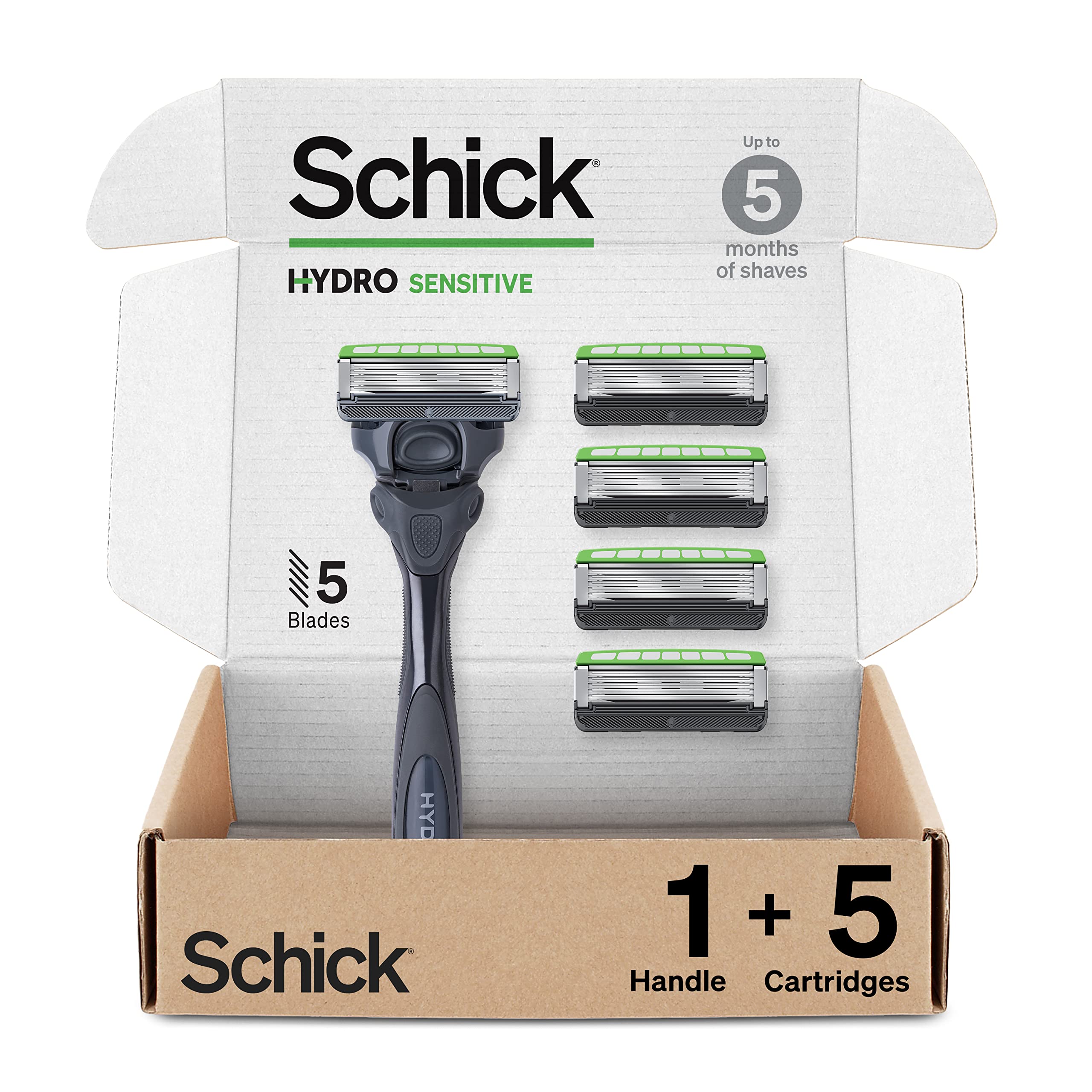 Razor Schick Hydro Sensitive para Hombre con 5 Cuchillas - Venta Internacional