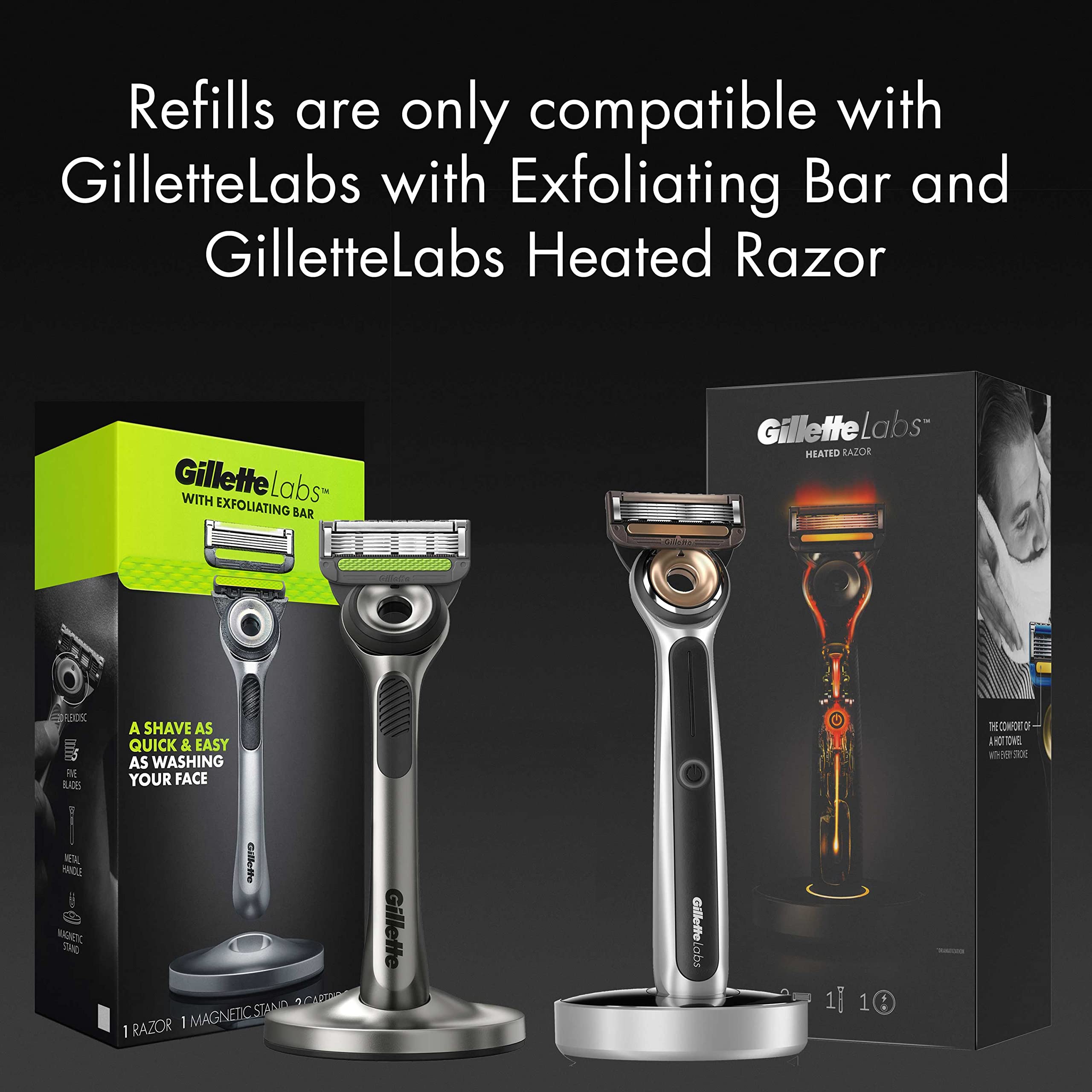 Foto 8 pulgar | Recambios De Afeitar Para Gillette Labs Con Barra Exfoliante Para Hombre Y Gel - Venta Internacional.