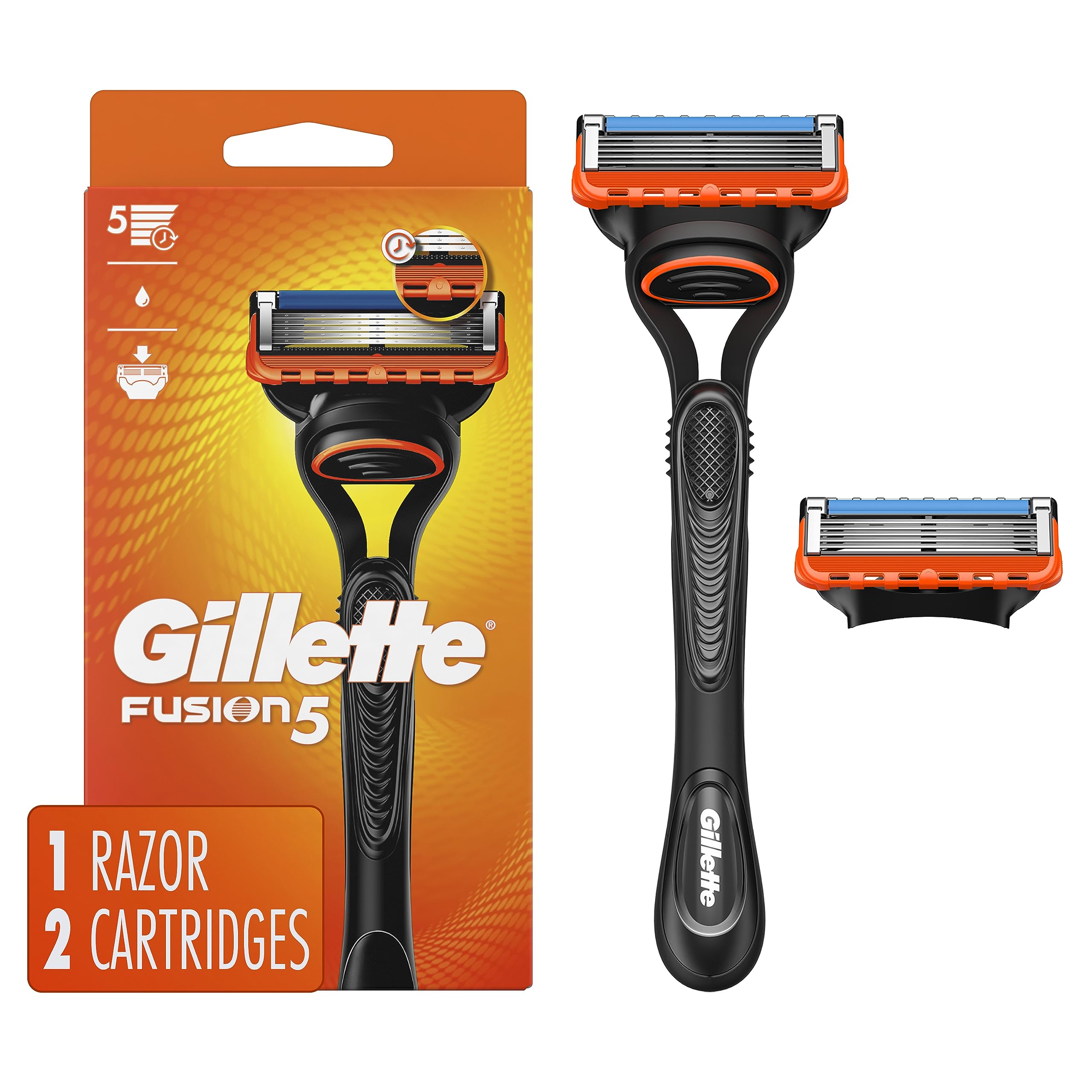 Foto 1 | Rasuradora Gillette Fusion5 para Hombre con Mango y 2 Recambios de Cuchillas - Venta Internacional
