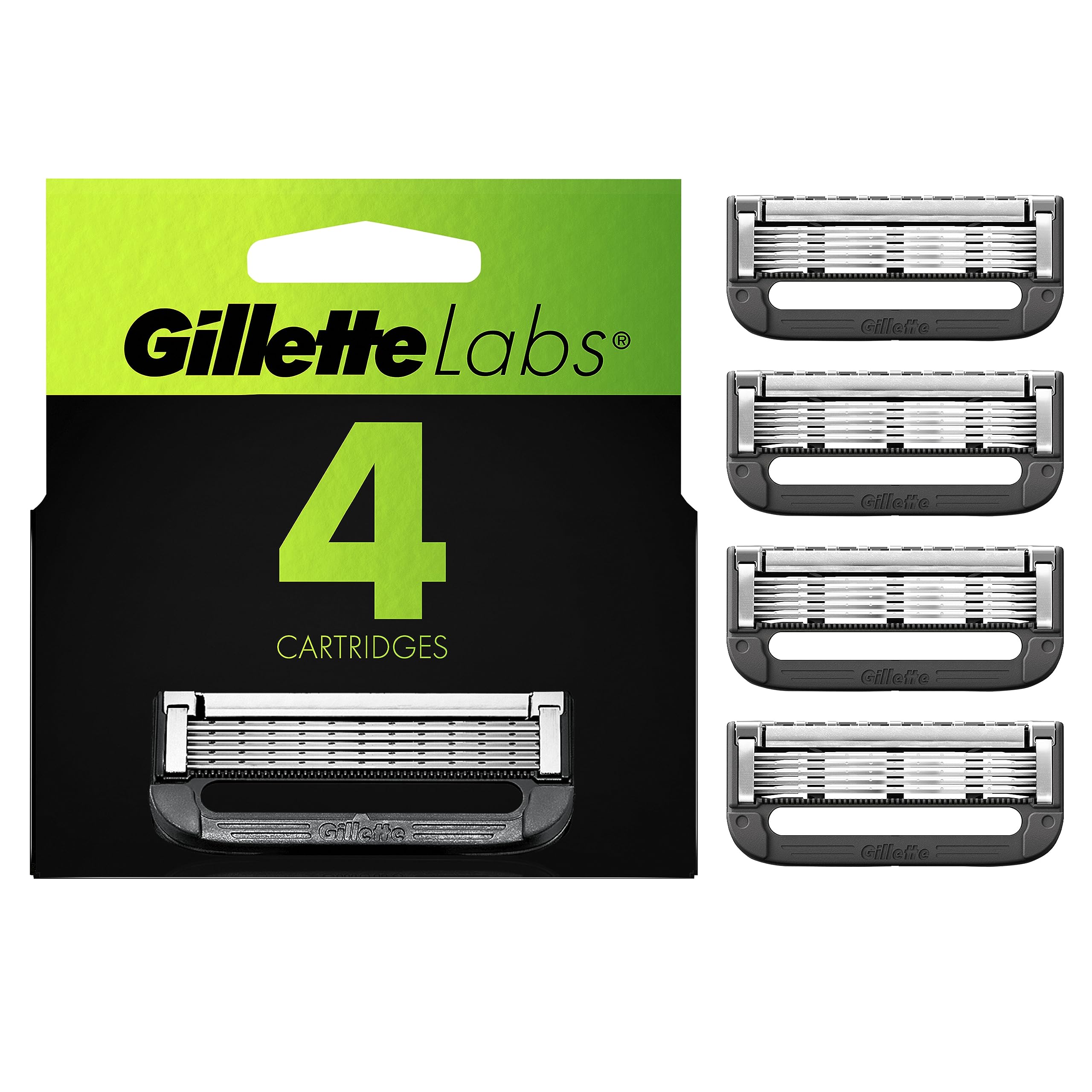 Foto 2 pulgar | Recambios Para Razor Blade, 4 Cartuchos Gillette Labs Para Hombre - Venta Internacional.