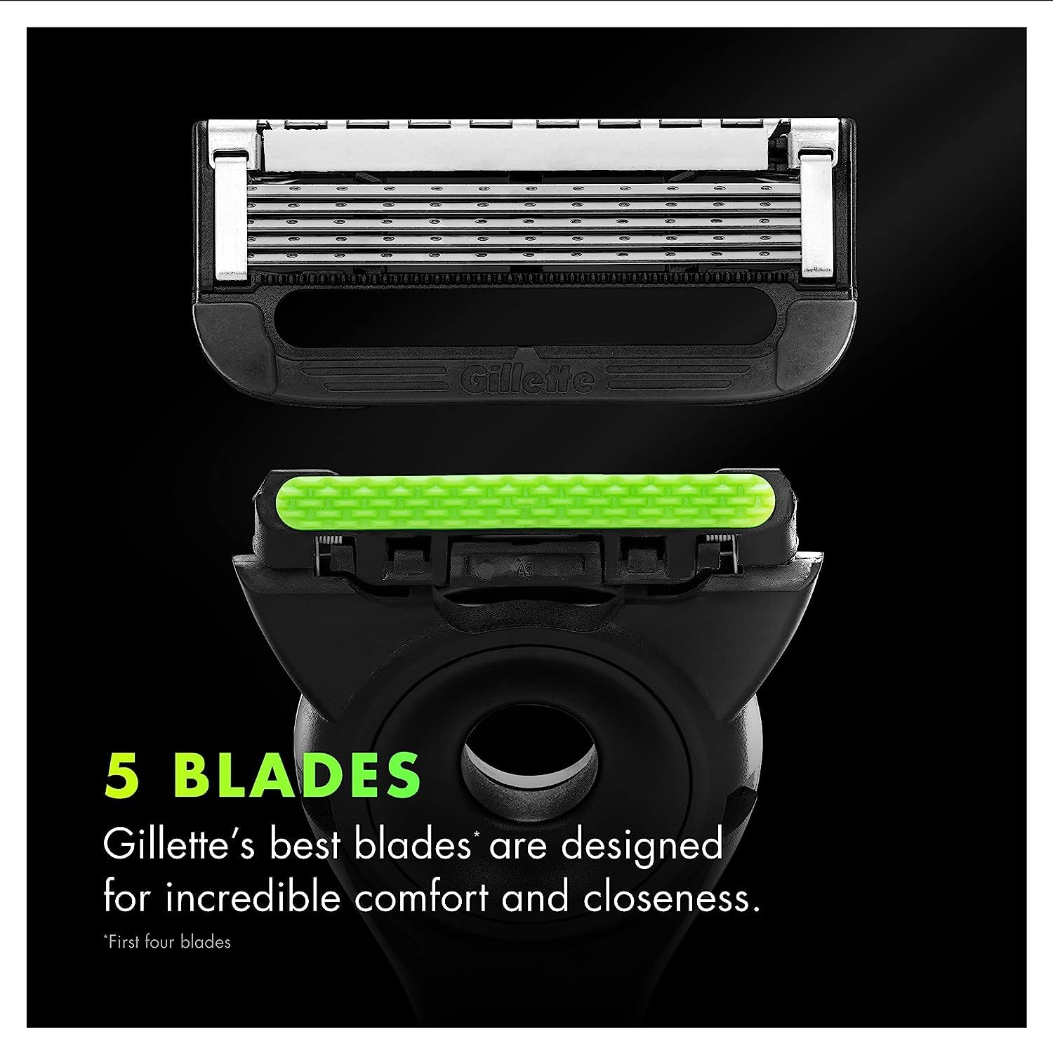 Foto 5 pulgar | Recambios Para Razor Blade, 4 Cartuchos Gillette Labs Para Hombre - Venta Internacional.