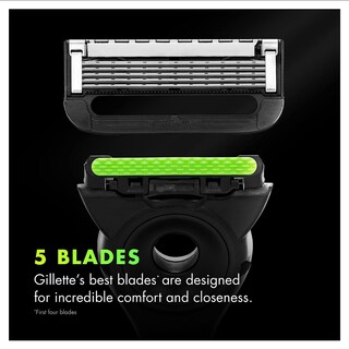 Foto 4 | Recambios Para Razor Blade, 4 Cartuchos Gillette Labs Para Hombre - Venta Internacional.