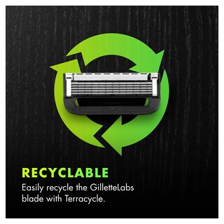 Foto 7 | Recambios Para Razor Blade, 4 Cartuchos Gillette Labs Para Hombre - Venta Internacional.