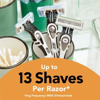 Foto 3 | Rasuradoras Desechablee Bic Flex 5 Sensitive 5 Piezas - Venta Internacional