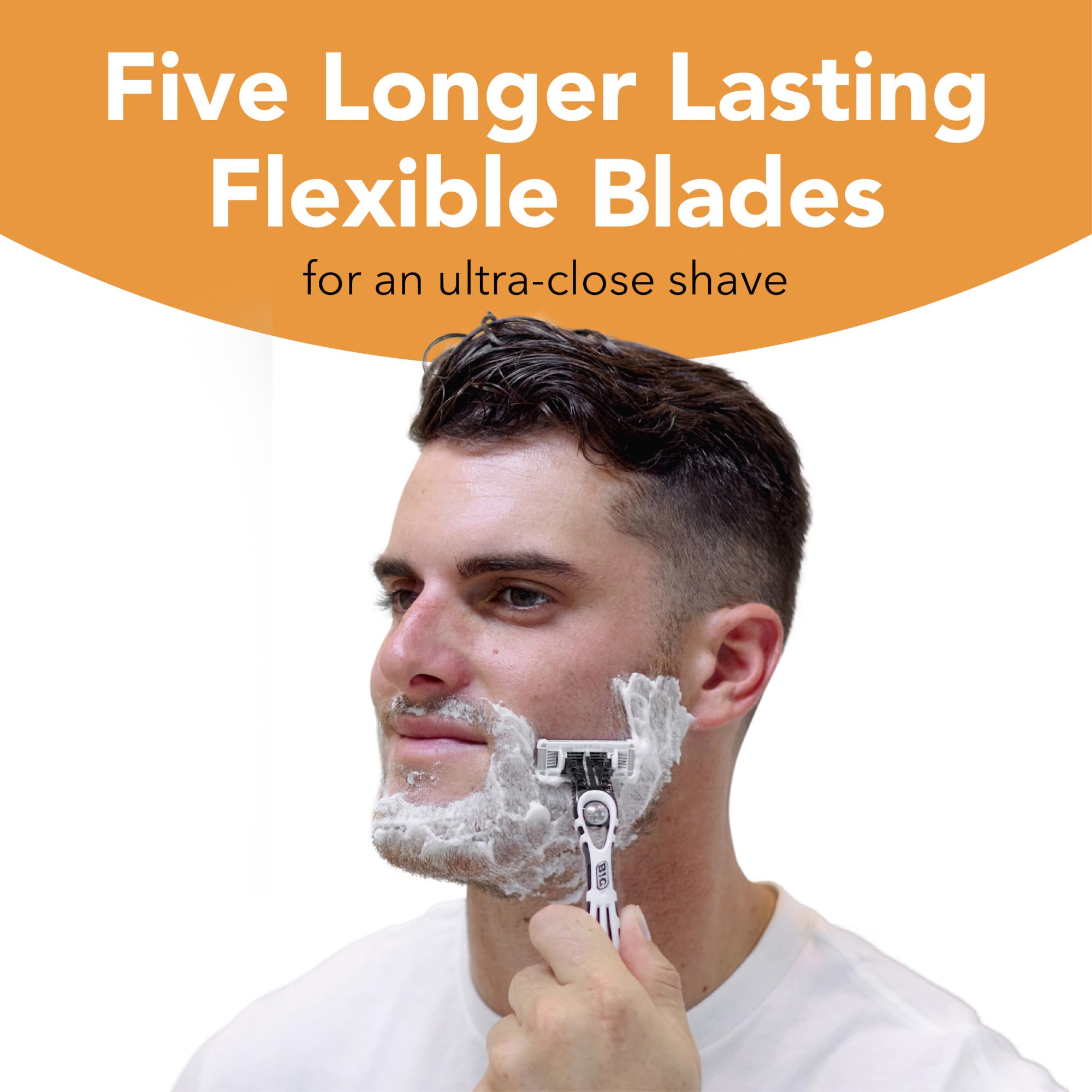 Foto 4 | Rasuradoras Desechablee Bic Flex 5 Sensitive 5 Piezas - Venta Internacional