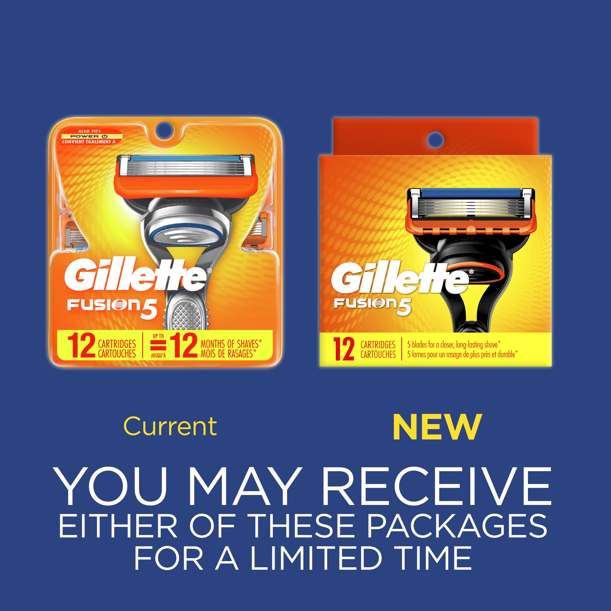 Foto 3 pulgar | Recambios de Afeitar Gillette Fusion 5 para Hombre 12 Recambios de Cuchillas - Venta Internacional