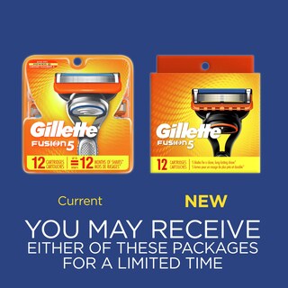 Foto 2 | Recambios de Afeitar Gillette Fusion 5 para Hombre 12 Recambios de Cuchillas - Venta Internacional
