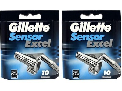 Foto 2 | Cartuchos Gillette Sensor Excel 2 Paquetes - Venta Internacional