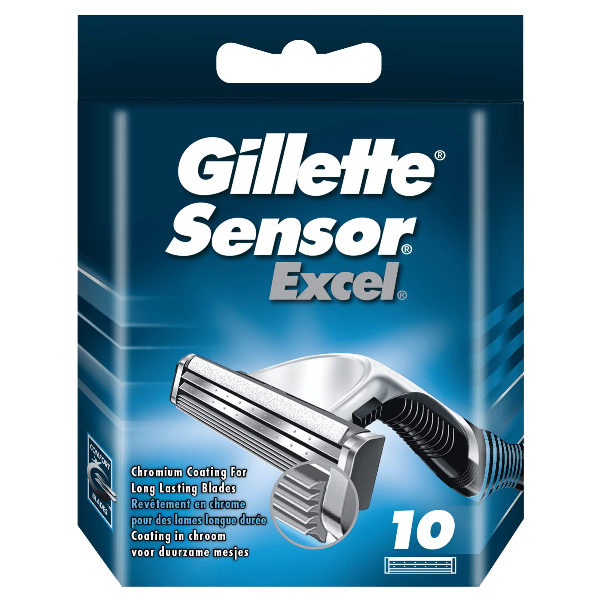 Foto 1 | Razor Blades Gillette Sensor Excel Para Hombre, Paquete De 10 - Venta Internacional.