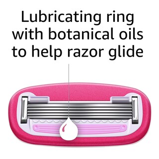Foto 5 | Razor Amazon Basics Para Mujer, 5 Cuchillas, Se Adapta A 12 Cartuchos - Venta Internacional.