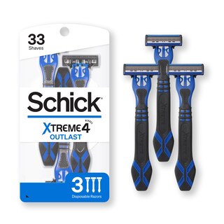Foto 1 | Maquinilla De Afeitar Desechable Schick Xtreme 4 Outlast Para Hombre, 3 Unidades - Venta Internacional.