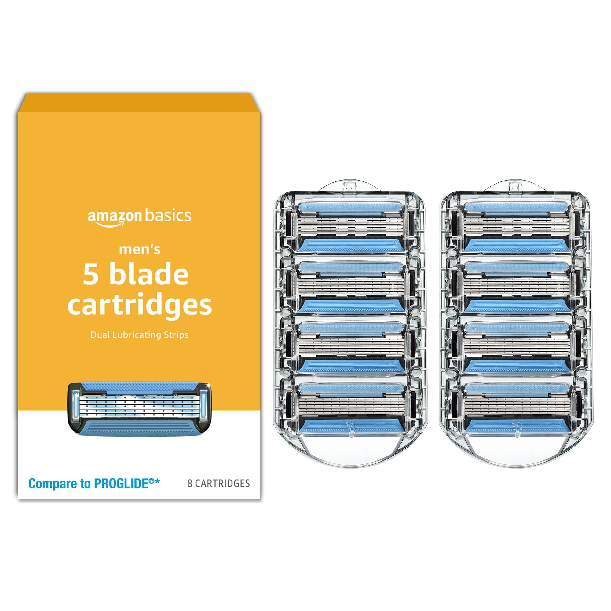 Foto 2 pulgar | Recambios Para Maquinillas De Afeitar Amazon Basics Motionsphere De 5 Cuchillas Para Hombre X8 - Venta Internacional.