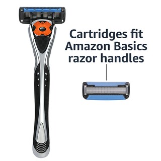Foto 3 | Recambios Para Maquinillas De Afeitar Amazon Basics Motionsphere De 5 Cuchillas Para Hombre X8 - Venta Internacional.