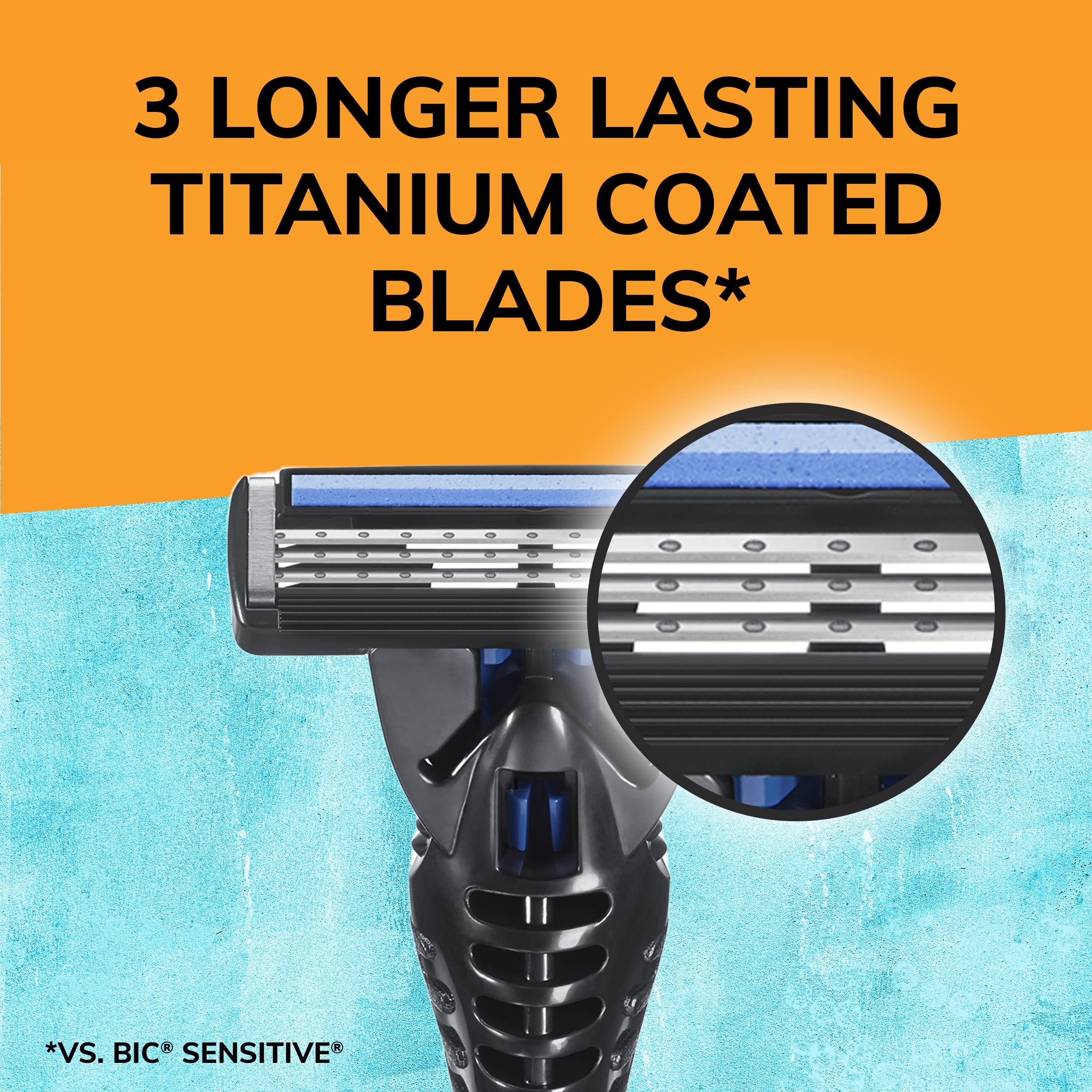 Foto 6 | Maquinillas De Afeitar Desechables Bic Flex 3 Hybrid Para Hombre, 6 Piezas - Venta Internacional.