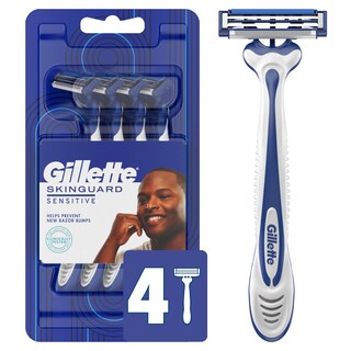 Foto 1 | Maquinillas De Afeitar Desechables Gillette Skinguard Para Hombre, 4 Unidades - Venta Internacional.