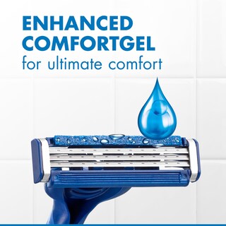 Foto 3 | Maquinillas De Afeitar Desechables Gillette Sensor3 Comfort Para Hombre 8 Unidades - Venta Internacional.