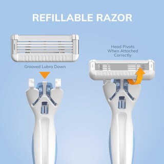 Foto 6 | Razors Bic Easyrinse Sensitive Anti-obstrucción Para Mujer +4 Cuchillas - Venta Internacional.
