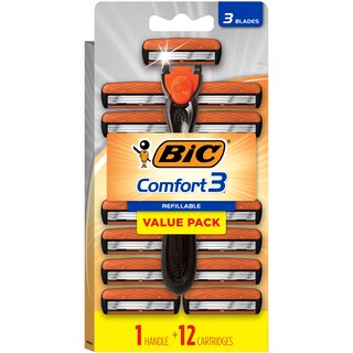 Foto 1 | Razors Bic Comfort 3 Recargables De Tres Hojas Para Hombre, 13 Piezas - Venta Internacional.