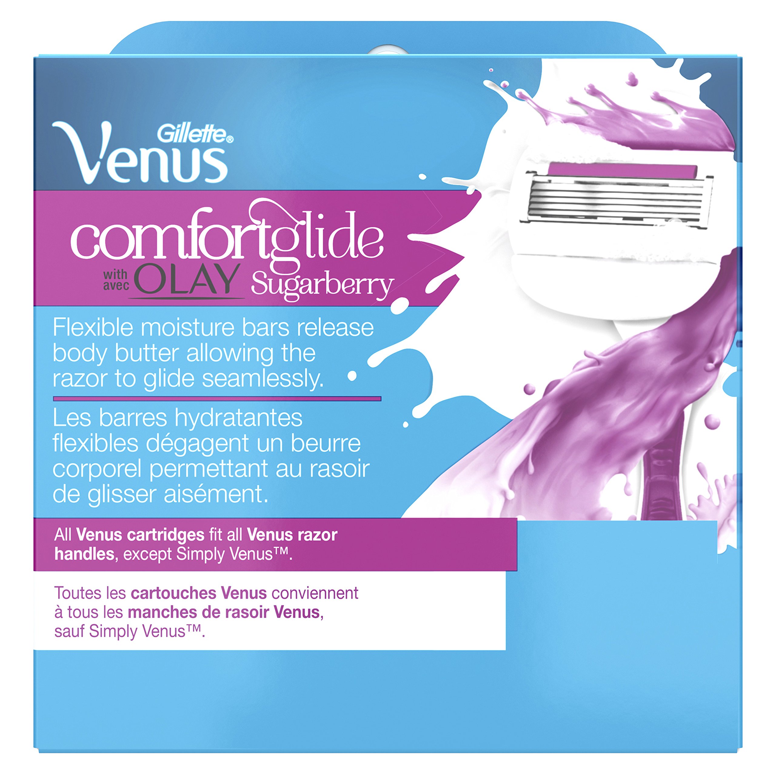 Foto 3 pulgar | Recambios Para Cuchillas De Afeitar Gillette Venus Comfortglide Con Olay X6 - Venta Internacional.