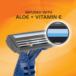 Foto 4 | Maquinilla De Afeitar Desechable Bic Comfort 3 Advanced Para Hombre, Paquete De 6 - Venta Internacional.