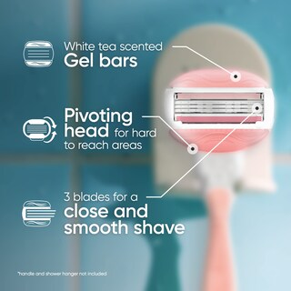 Foto 2 | Recambios Para Cuchillas De Afeitar Gillette Venus Comfortglide, 4 Unidades - Venta Internacional.