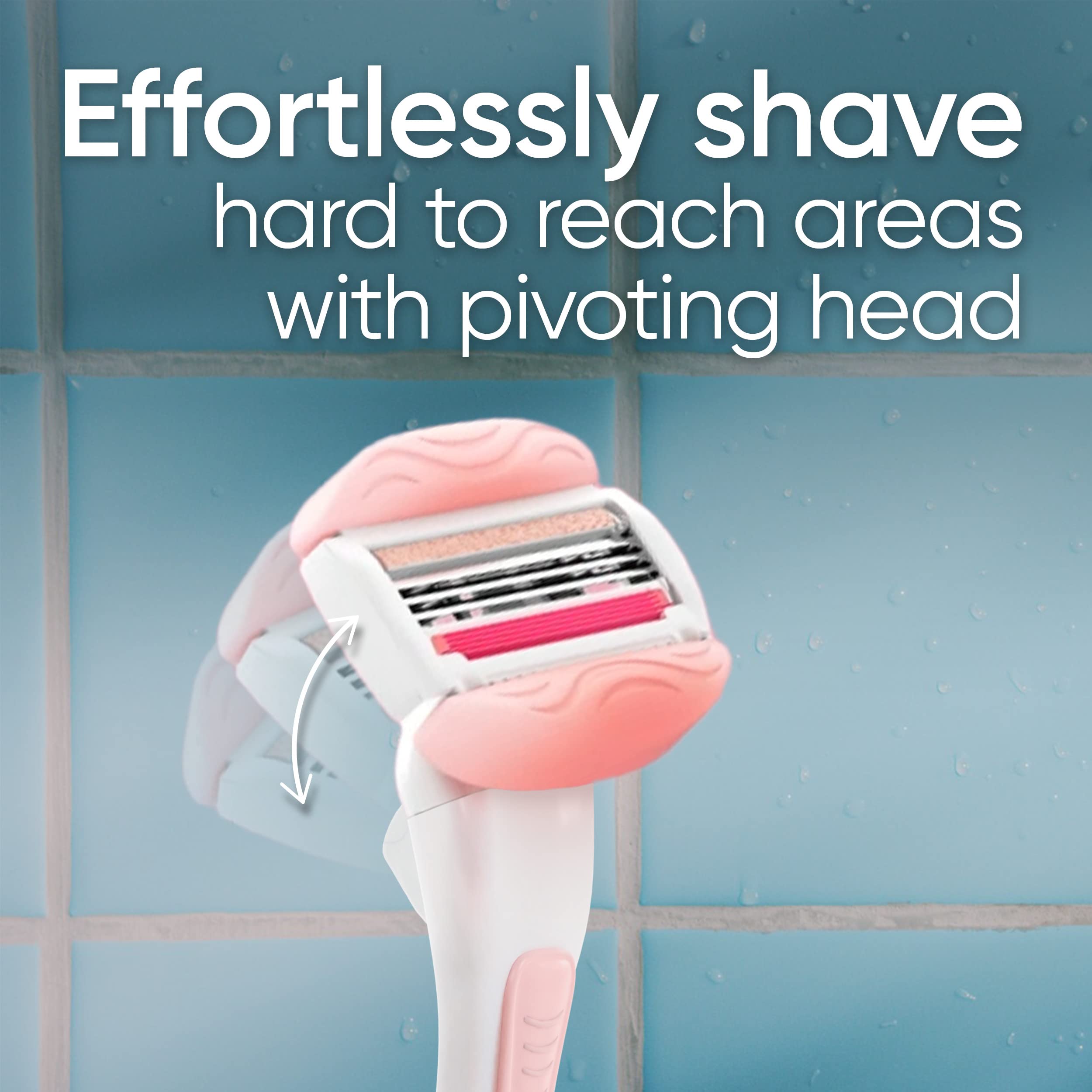 Foto 7 | Recambios Para Cuchillas De Afeitar Gillette Venus Comfortglide, 4 Unidades - Venta Internacional.