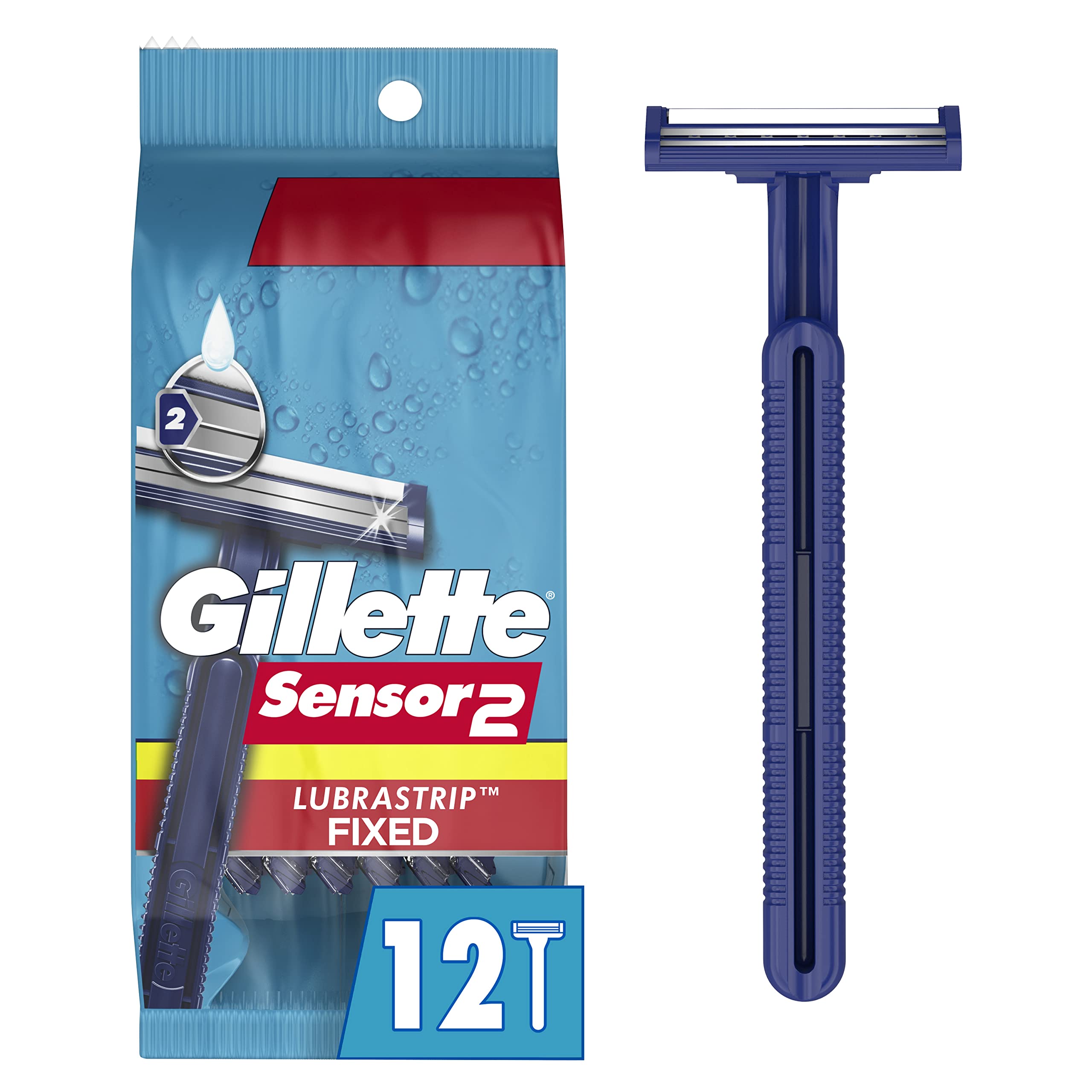 Foto 2 pulgar | Maquinilla De Afeitar Desechable Gillette Sensor2 Fixed Para Hombre X36 - Venta Internacional.