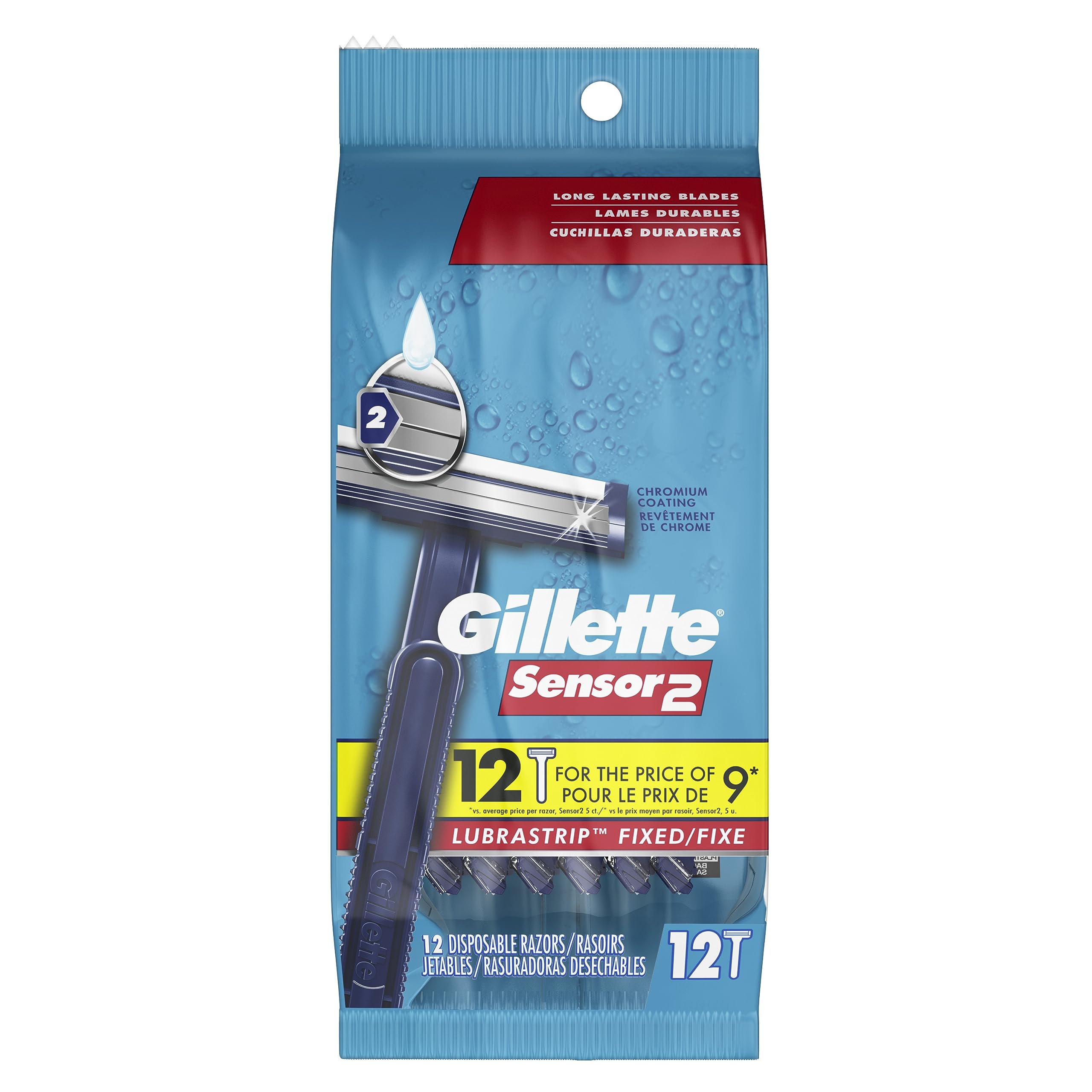 Foto 3 pulgar | Maquinilla De Afeitar Desechable Gillette Sensor2 Fixed Para Hombre X36 - Venta Internacional.