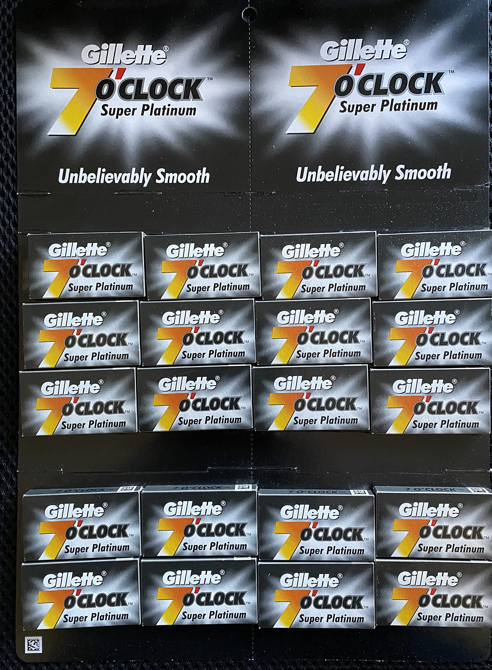 Foto 2 pulgar | Cuchillas De Afeitar De Seguridad Gillette 7 O'clock Super Platinum X100 - Venta Internacional.