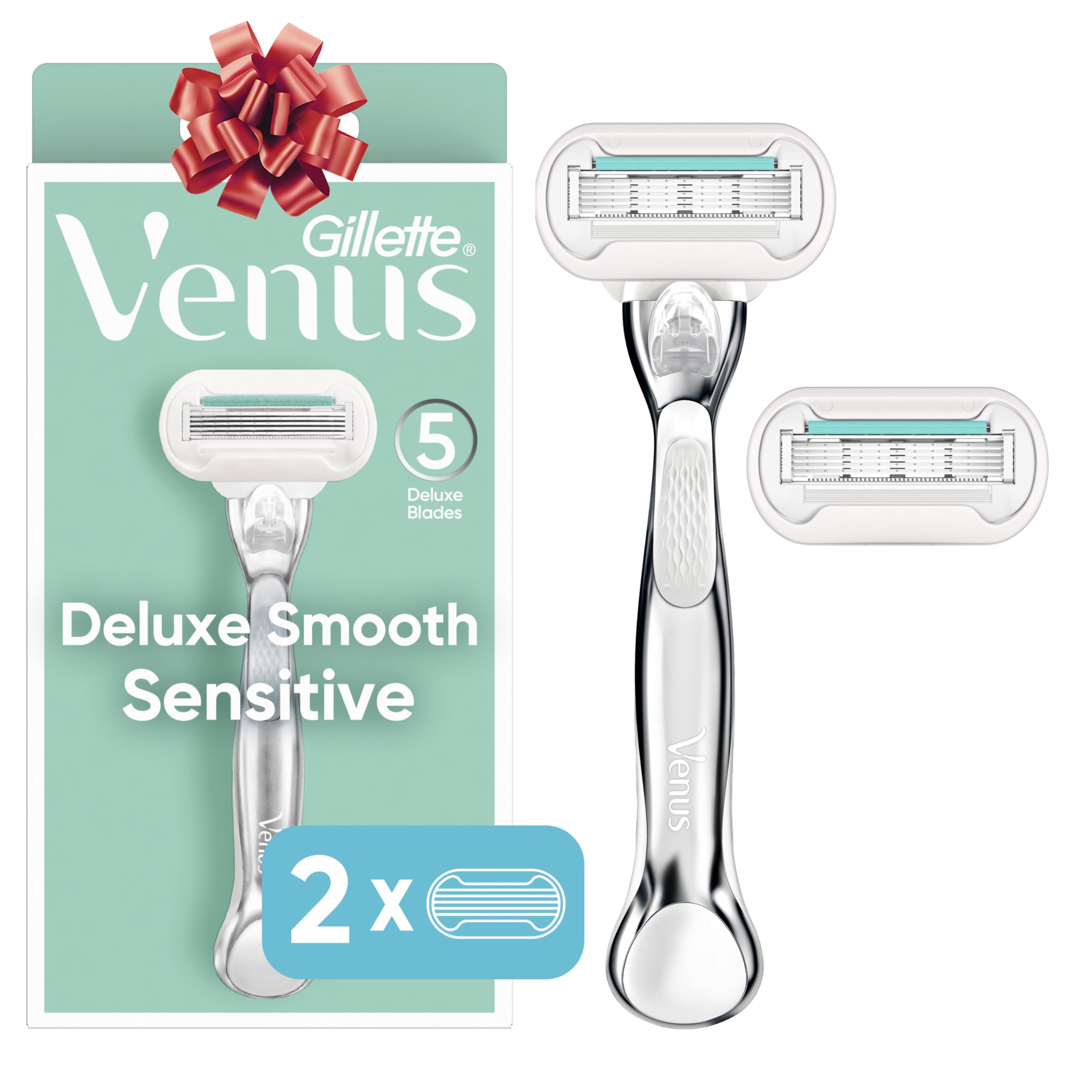 2 Recambios Para Razor Gillette Venus Deluxe Smooth Sensitive - Venta Internacional.
