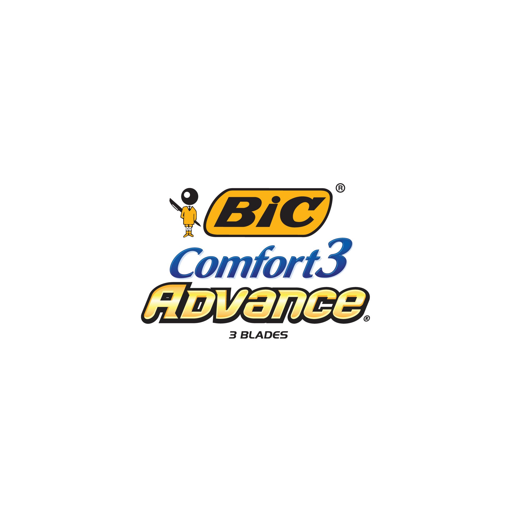 Foto 3 | Maquinillas De Afeitar Desechables Bic Comfort 3 Advance Para Hombre, Paquete De 4 - Venta Internacional.