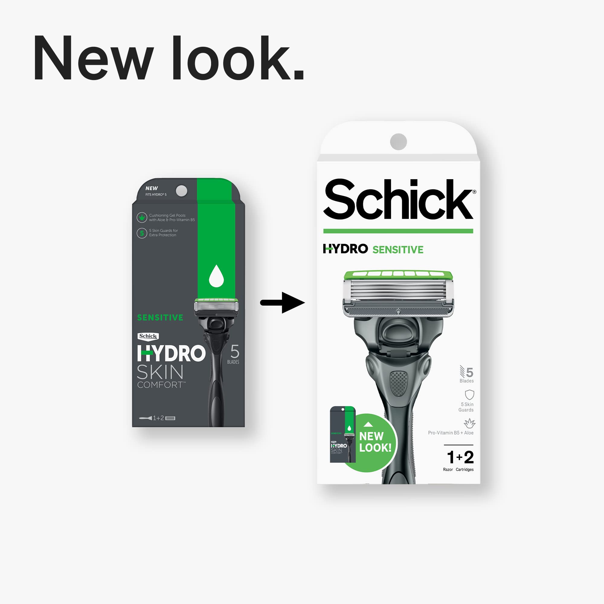 Foto 8 pulgar | Razor Schick Hydro 5 Sense Para Piel Sensible Para Hombre, 2 Recambios - Venta Internacional.