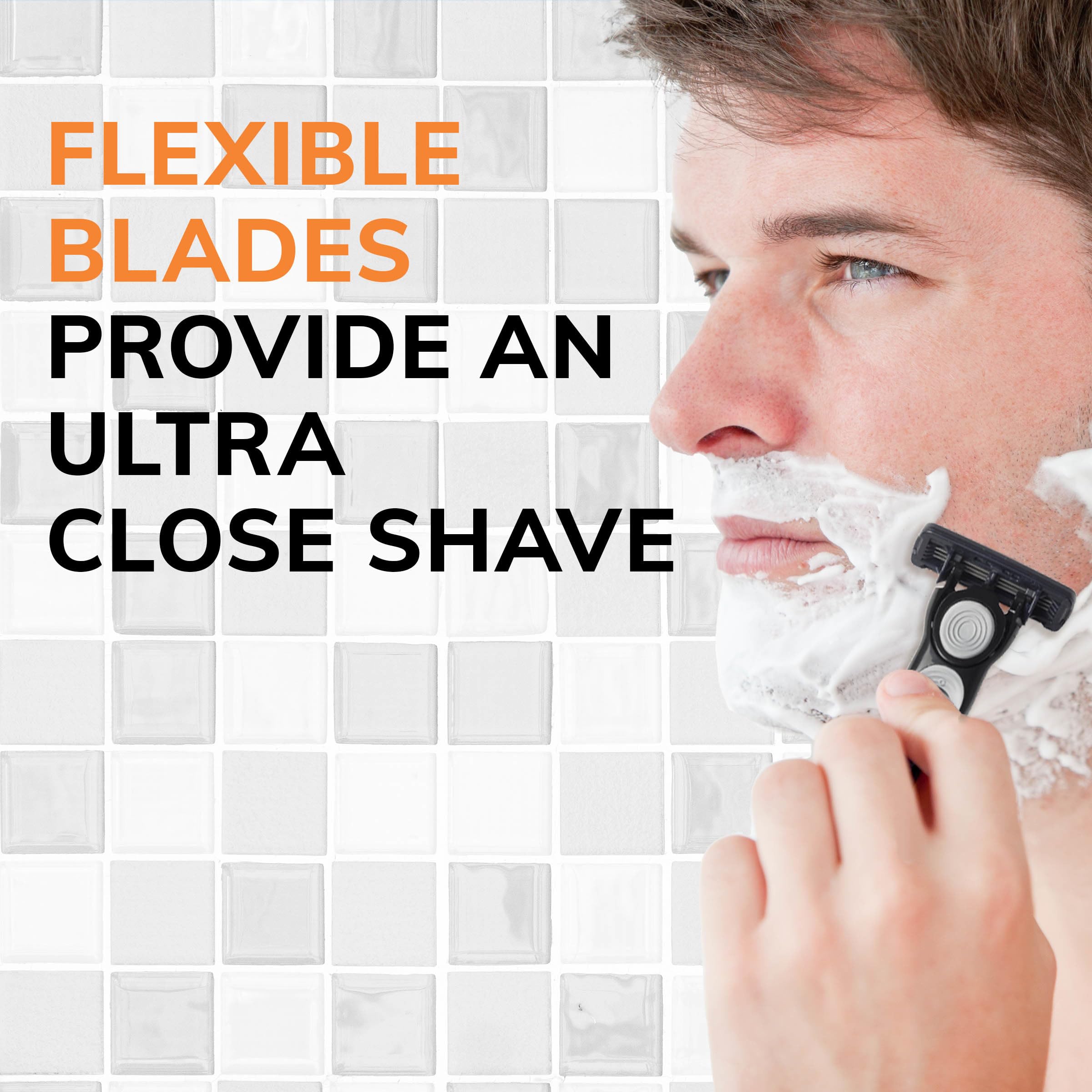 Foto 4 pulgar | Rasuradora Desechable Bic Flex 4 Sensitive 5 Piezas - Venta Internacional