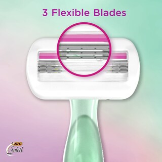 Foto 3 | Maquinillas De Afeitar Desechables Bic Soleil Sensitive Women 3 Cuchillas X6 - Venta Internacional.