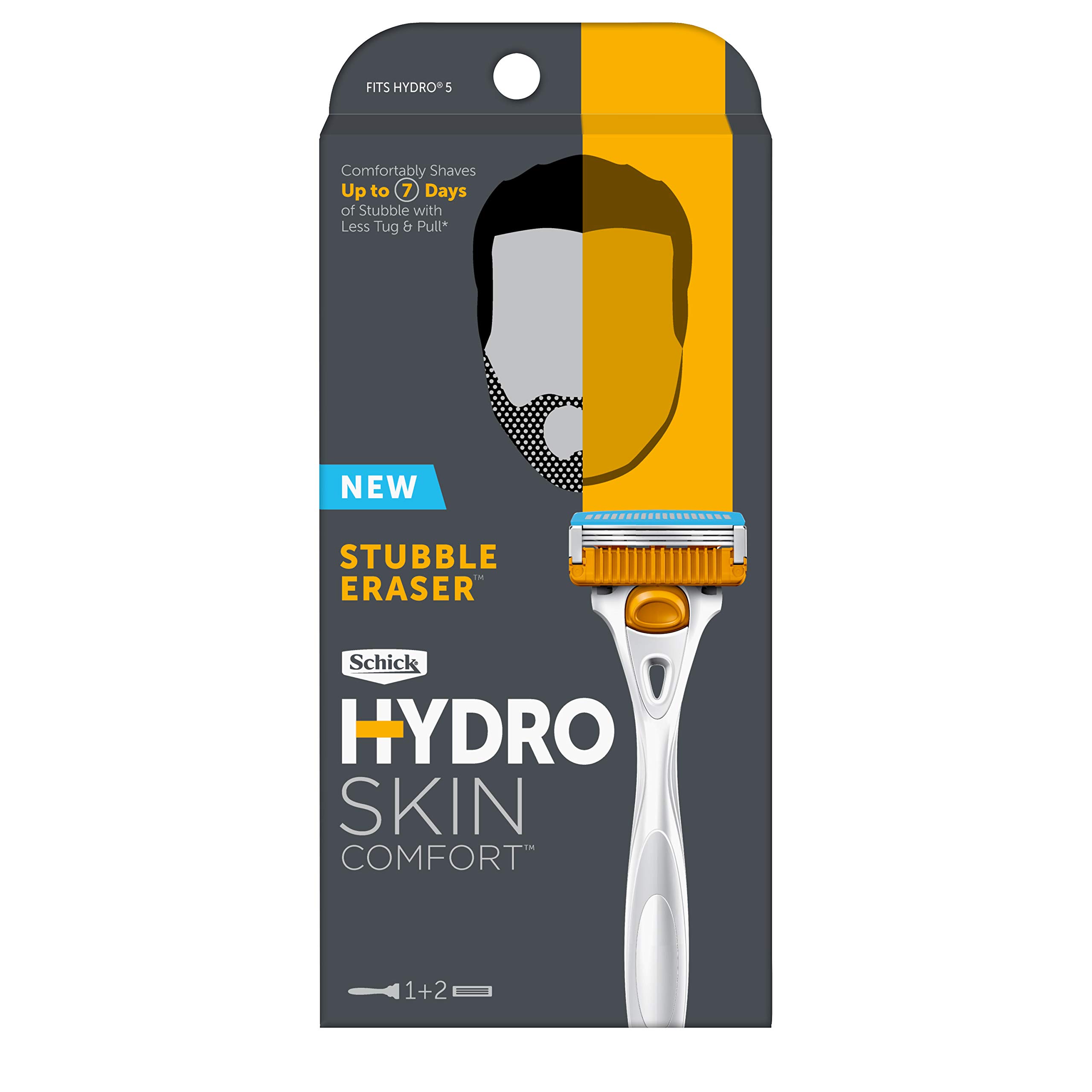 Foto 2 pulgar | Goma De Borrar Razor Schick Hydro Stubble Con 2 Cuchillas De Repuesto - Venta Internacional.