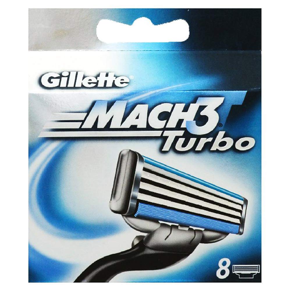 Foto 2 pulgar | Cartuchos de Recarga para Razor Gillette Mach 3 Turbo  8 Piezas - Venta Internacional