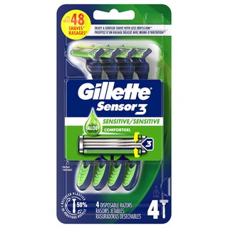 Foto 1 | Maquinilla De Afeitar Desechable Gillette Sensor3 Sensor3 Para Hombre X4 - Venta Internacional.