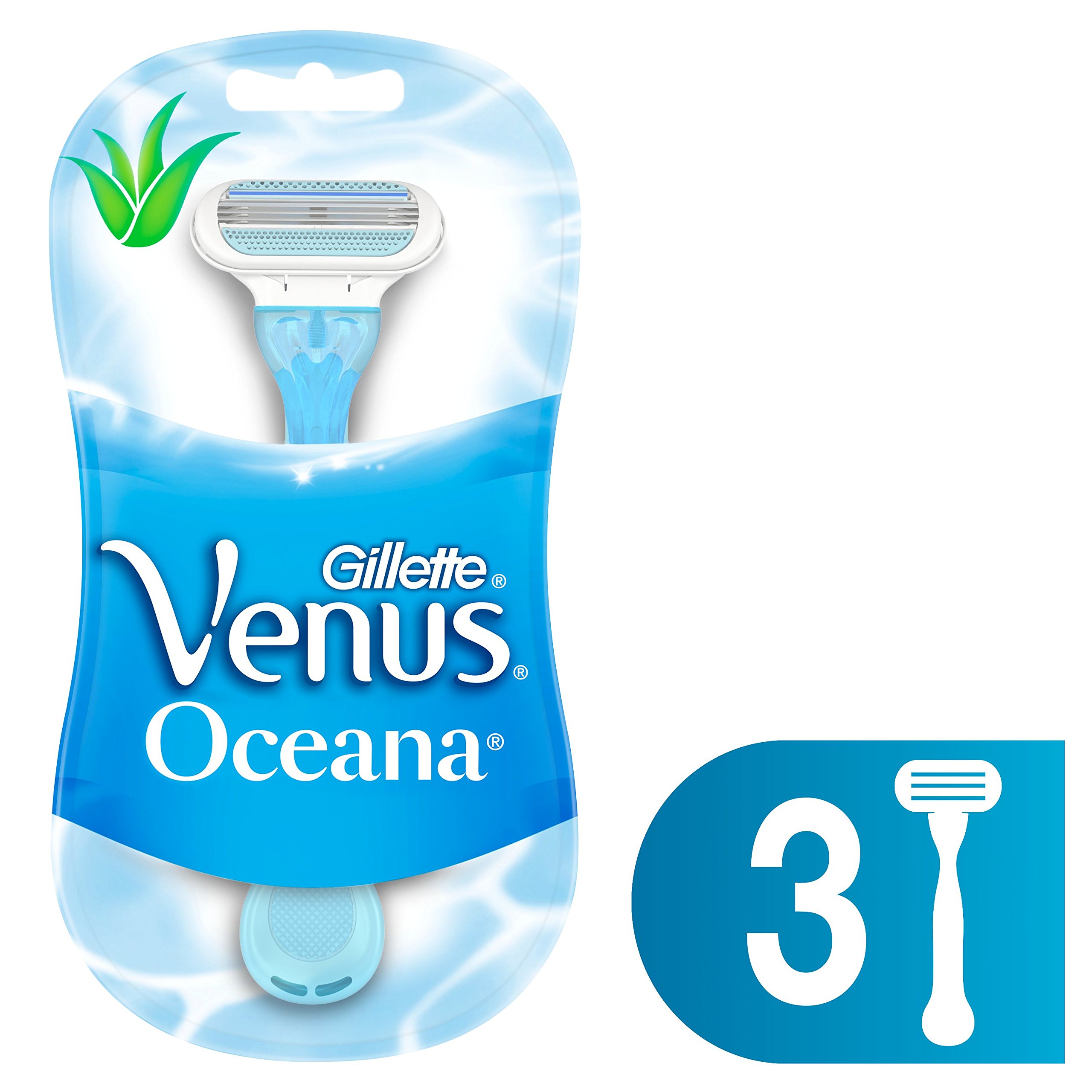 Foto 3 pulgar | Maquinillas De Afeitar Desechables Gillette Venus Oceana Para Mujer  Paquete De 3 - Venta Internacional.