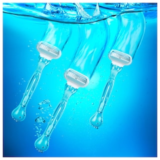 Foto 4 | Maquinillas De Afeitar Desechables Gillette Venus Oceana Para Mujer Paquete De 3 - Venta Internacional.