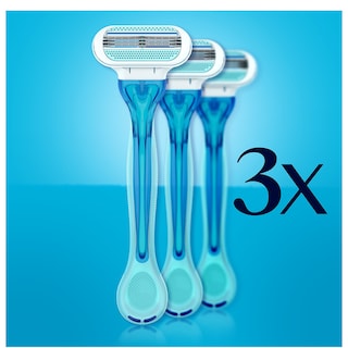 Foto 7 | Maquinillas De Afeitar Desechables Gillette Venus Oceana Para Mujer Paquete De 3 - Venta Internacional.