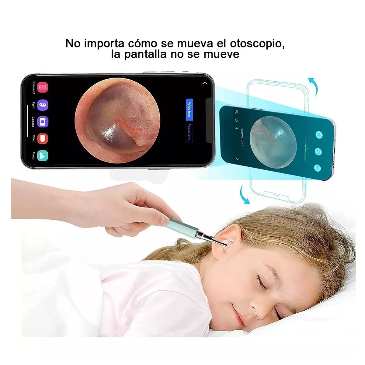 Foto 3 pulgar | Limpiador Oídos Cámara Quita Cerilla Inteligente Eo Safe Imports Esi-10367 Azul