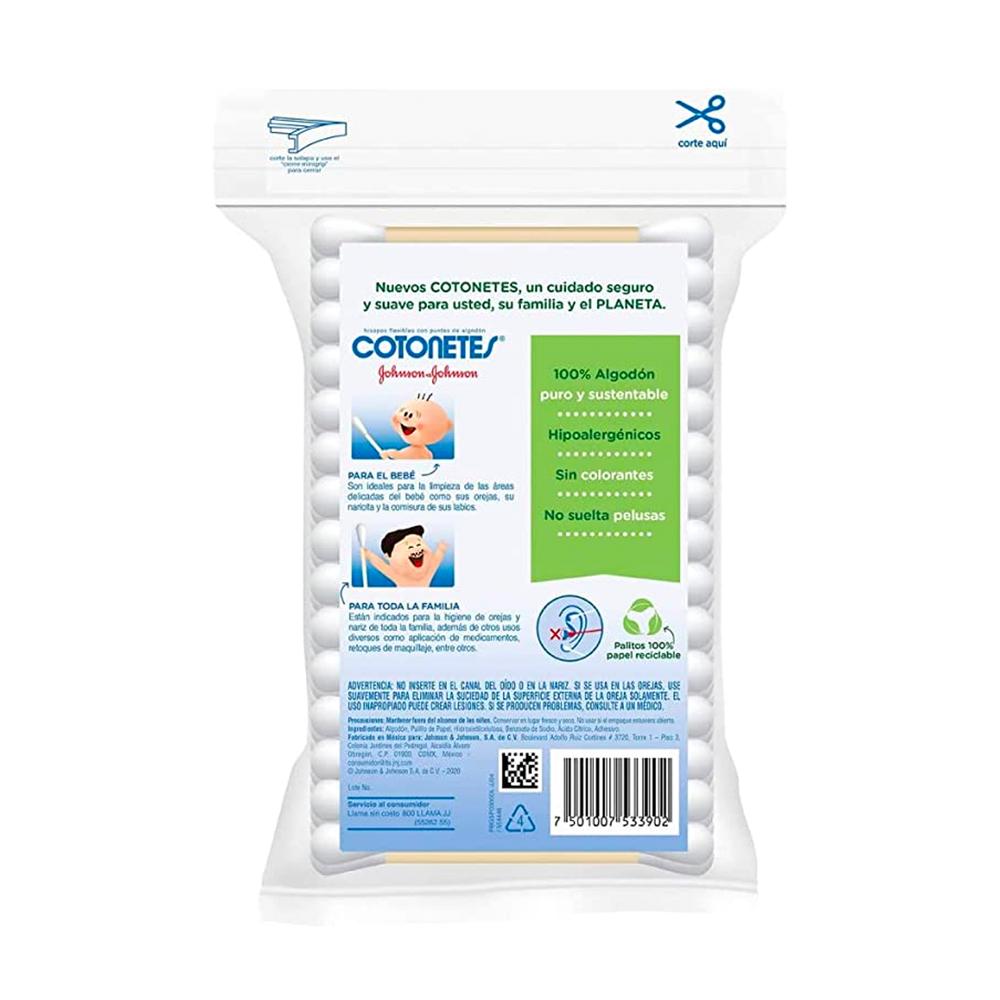 Foto 3 pulgar | Cotonetes Johnson & Johnson Baby 300 Piezas