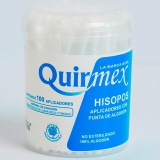 Foto 2 | Hisopos Quirmex Tarro 100 Piezas