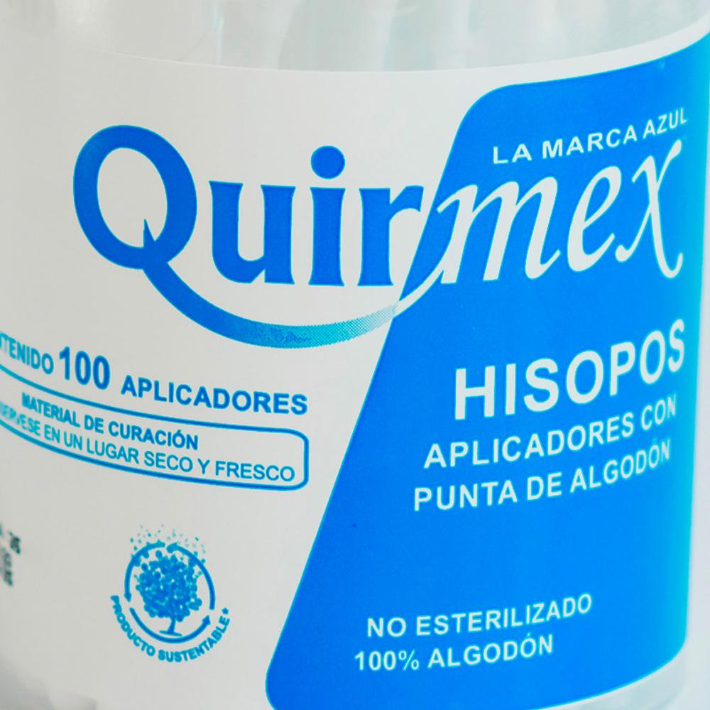 Foto 4 pulgar | Hisopos Quirmex Tarro 100 Piezas